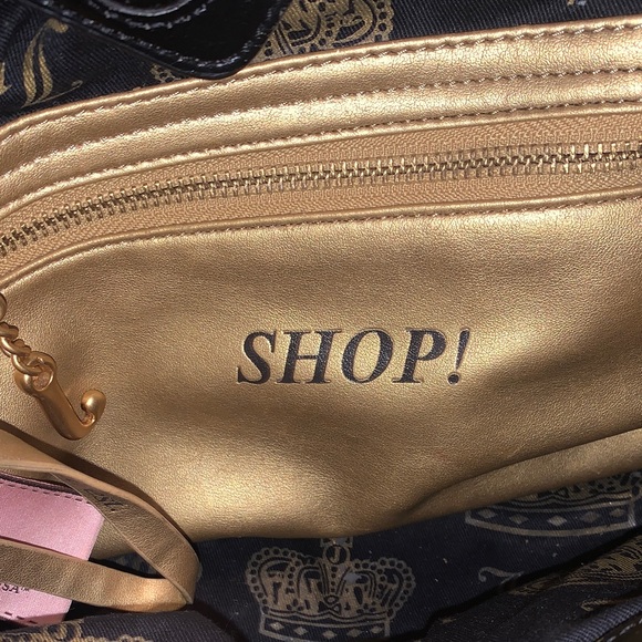 Y2K!RARE Vintage Juicy Couture Black & Brown Velvet Daydreamer w/ embroidered🌹 - Picture 3 of 16